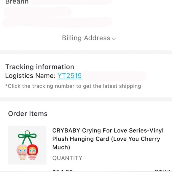 Popmart Crybaby Crying for love Cherry - Picture 3 of 3